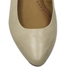 Maciejka Leather Classic Ballet Flats With Almond Toe Beige 00873-32/00-5