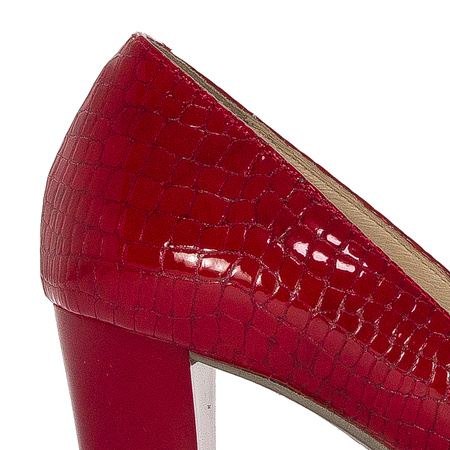 Bioeco by Arka Women's shoes, red, leather