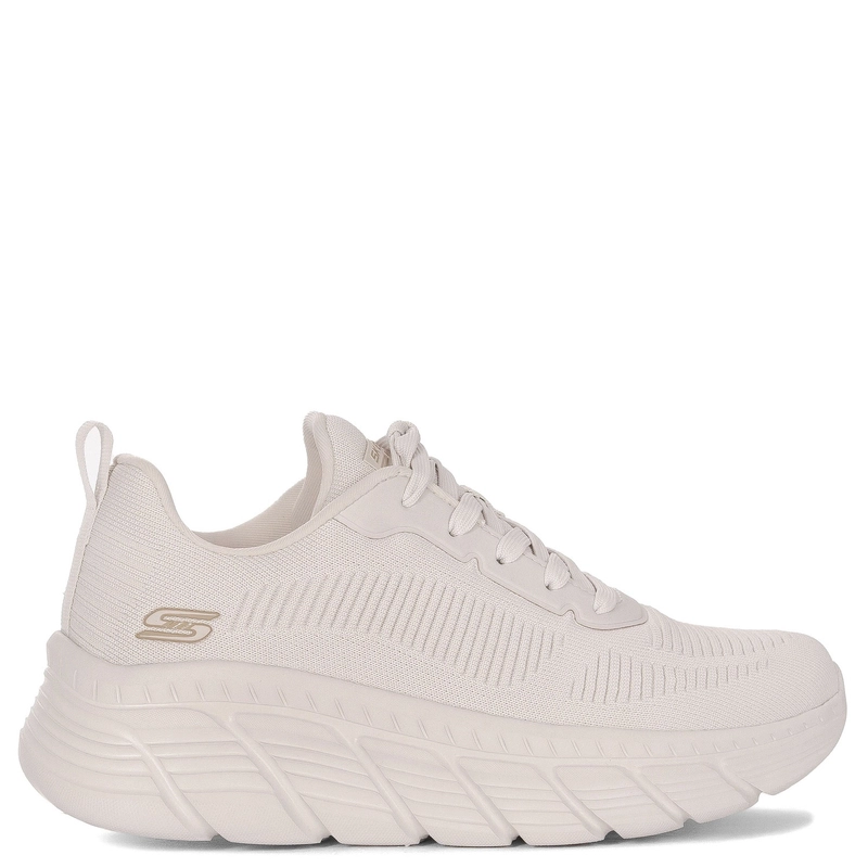Skechers BOBS Sport Sneakersy Na Platformie Białe 117385-OFWT