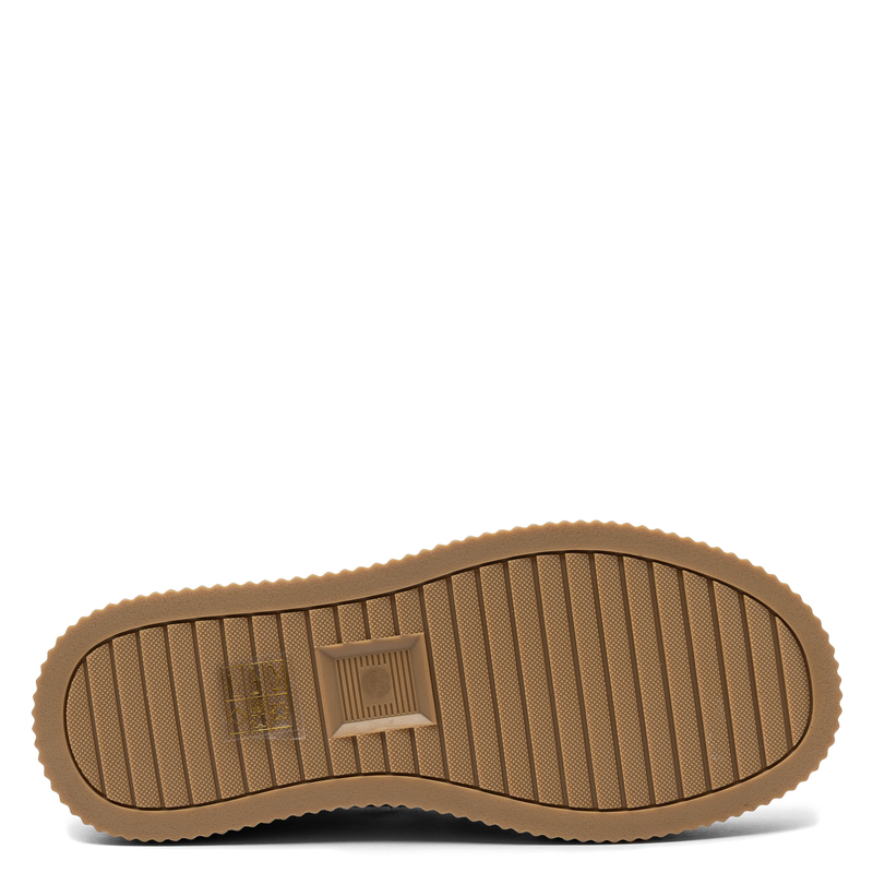 Filippo Leather Platform Sneakers Low-Top With Suede Details White-Beige DP6776-26-WH-BE