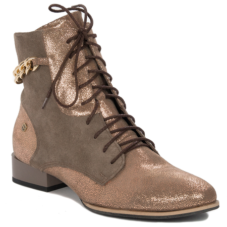 Maciejka 06193-14/00-7 Women's Brown and Cooper Leather Boots