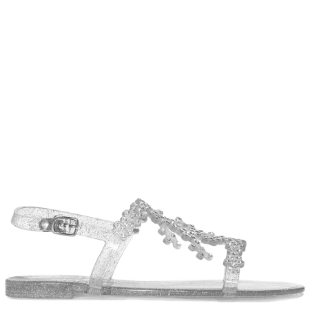 Sca'viola Women's Silver Sandals