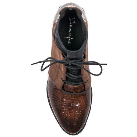 Maciejka 04744-02/00-7 Brown Lace-up Boots