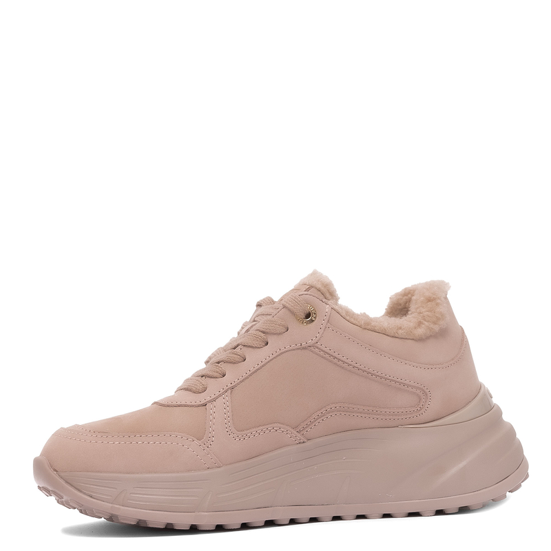 Guess Sneakersy Damskie Na Platformie Różowe FLF2RRLEA12-BLUSH