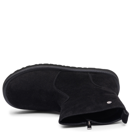 Maciejka Women's Leather Ankle Boots with Zipper Black K7800-01/00-7