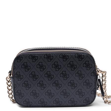 Guess Elegancka Listonoszka Monogram Torebka Crossbody Czarna HWBG9672140-COAL