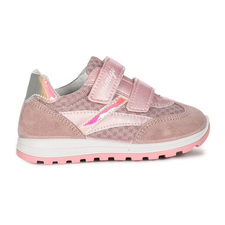 Primigi Children's Pink Low Shoes With Velcro