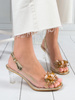 S.Barski Women's high-heeled sandals Gold