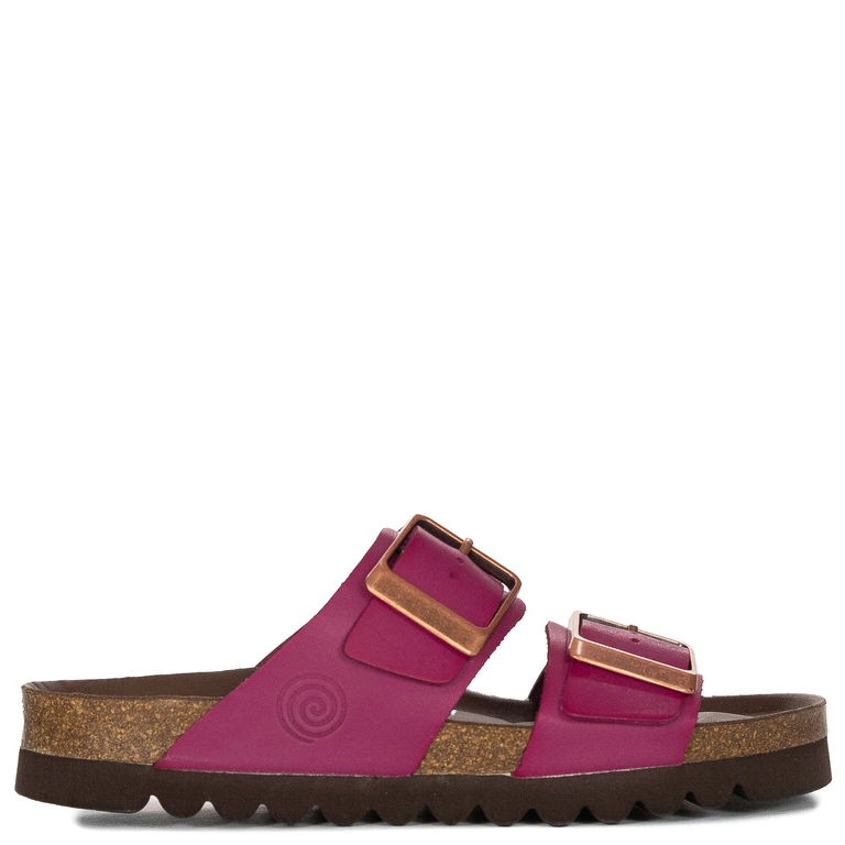 Dr. Brinkmann Leather Anatomical Women's Clogs Pink 700686-43