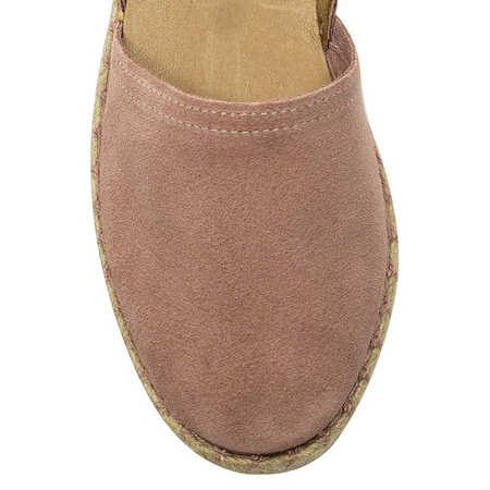 Verbenas Espadryle damskie Carmen Serraje Antique Różowe