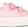 Big Star Children's sneakers for girls with Velcro Pink