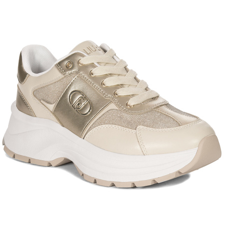 Liu Jo Sneakersy Damskie Na Platformie Złote