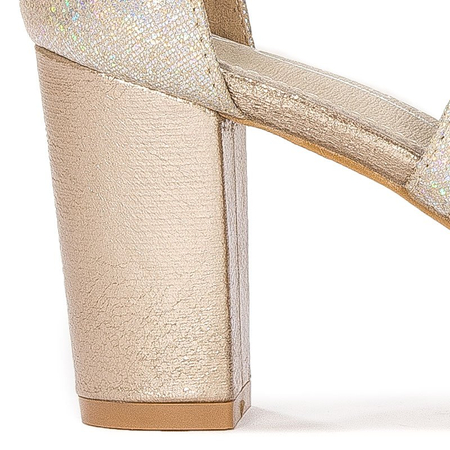 Filippo DS1276/23 GO Gold Sandals