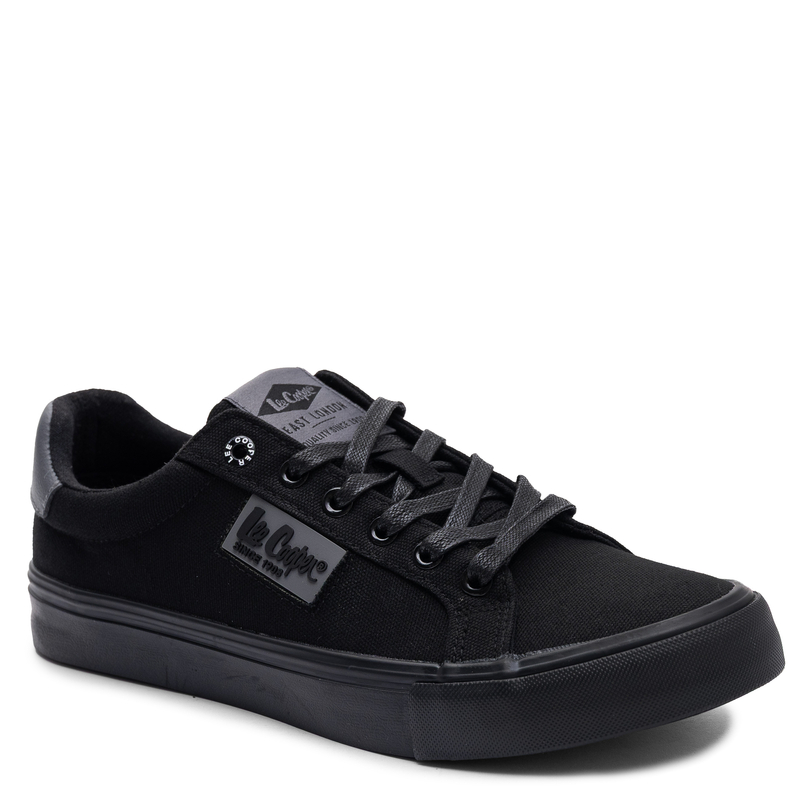 Lee Cooper Men's Classic Lace-Up Textile Sneakers Black LCW-26-02-4092M