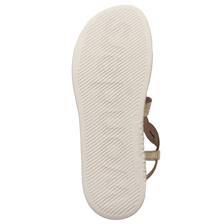 Wonders Women's Leather Sandals Platino