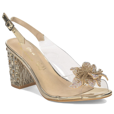 S.Barski Women's GOLD sandals