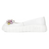 Filippo Leather White Low Shoes