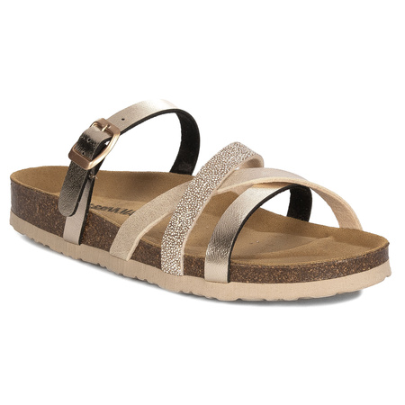 Dr. Brinkmann Women's Flip-Flops Gold