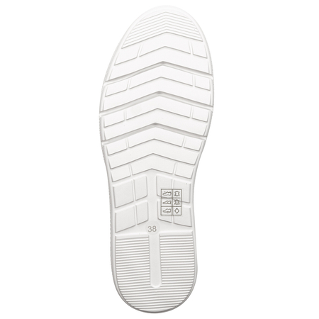 Maciejka Sneakersy półbuty damskie skórzane białe