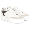 Guess Sneakersy Damskie Skórzane Na Platformie White