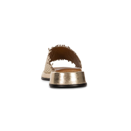 Artiker Women's Leather Sandals Gold