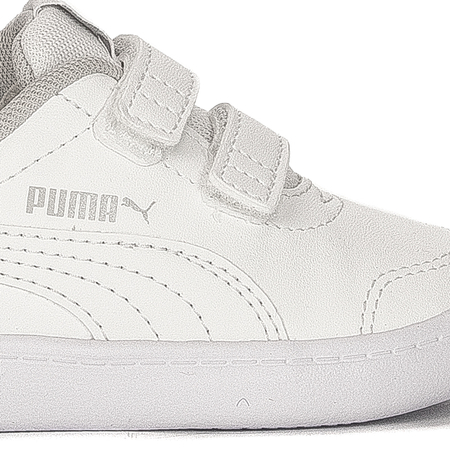 Puma Courtflex v2 V Inf White Velcro shoes for children