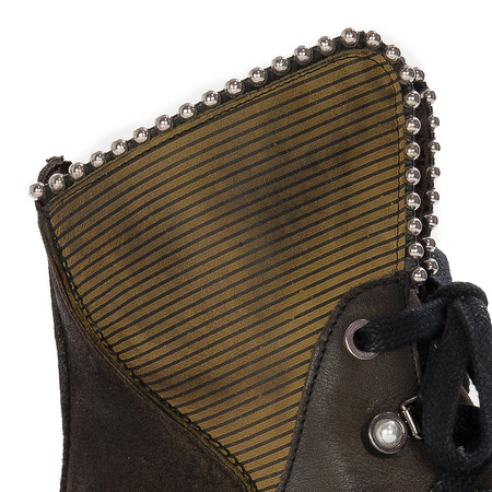 Maciejka 3623A-24/00-5 Olive Lace-up Boots