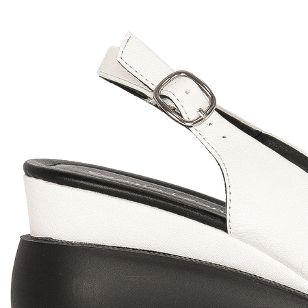 Sergio Leone Women's Sandals White