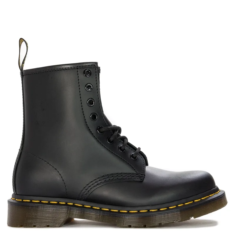 Dr. Martens Botki glany damskie skórzane 1460 Black czarne
