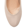 Sergio Leone Czółenka Damskie PB177 Beżowe Perła