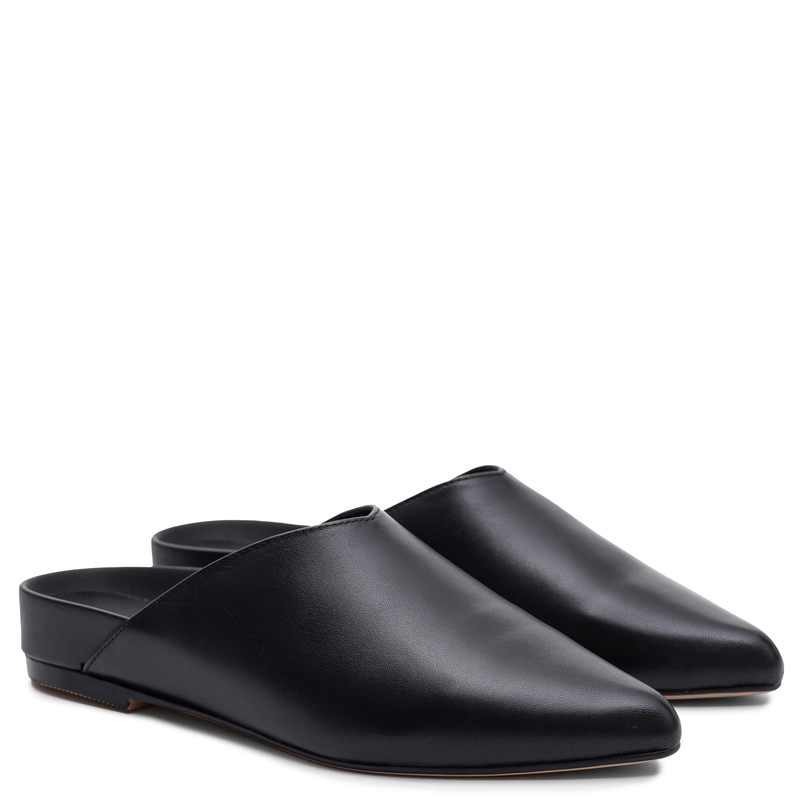Bruno Premi Elegant Leather Mules Black BN1601XBPRNAPBLAC