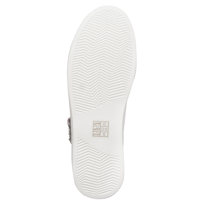 Filippo White Leather Sneakers