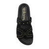 Yokono Women's Leather Flip Flops Negro