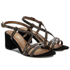 Maciejka Women's Leather Heeled Panther Sandals
