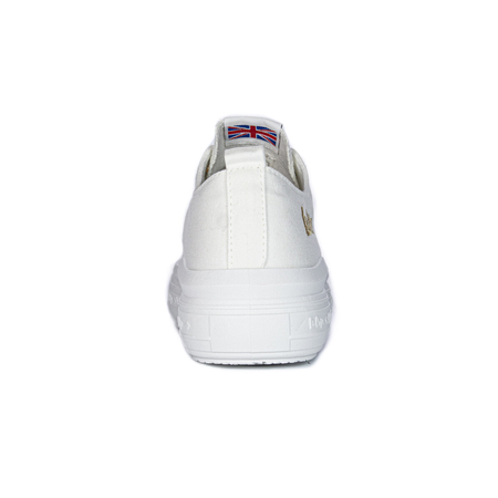 Lee Cooper Women's White-Gold Trainers