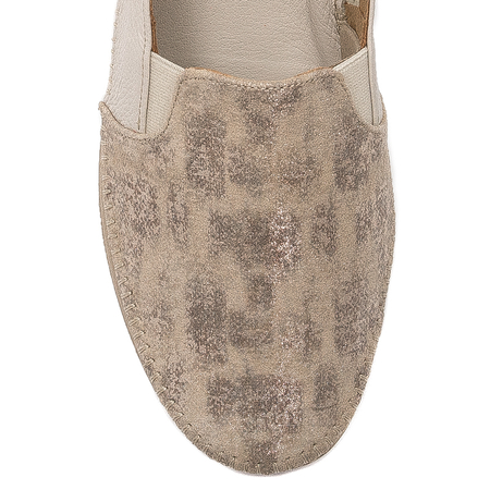Maciejka 5814A-10/00-1 Beige Leather Low Shoes