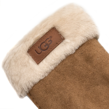 UGG 17369 Turn Cuff Glove Chestnut Brown Gloves