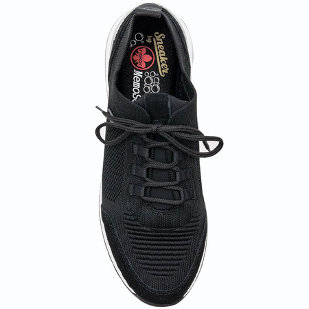 Rieker Sneakersy buty damskie Black Czarne