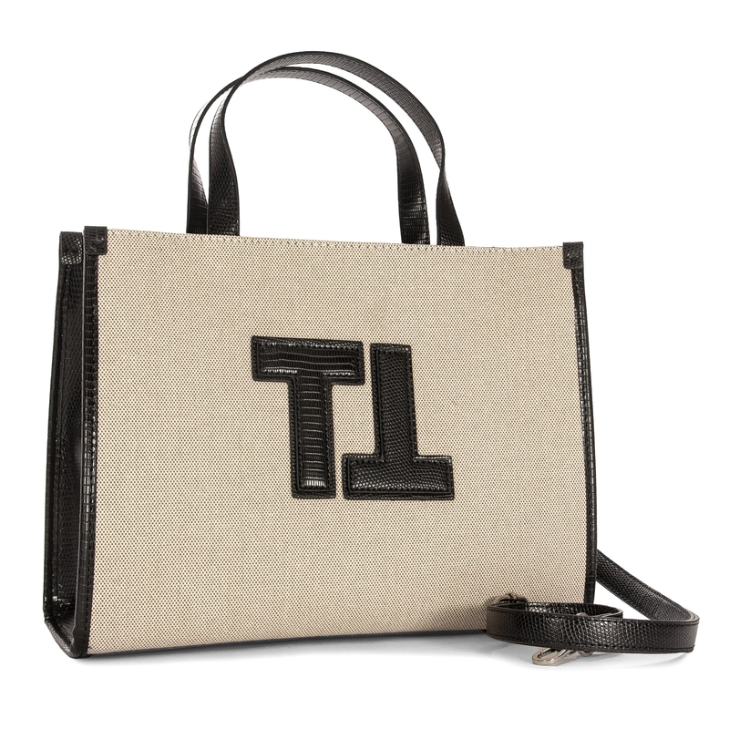 Tamaris Women's Beige and Black Handbag