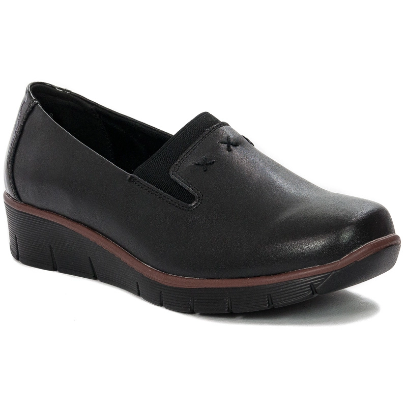 Filippo DP3160-22 BK Black Flat Shoes