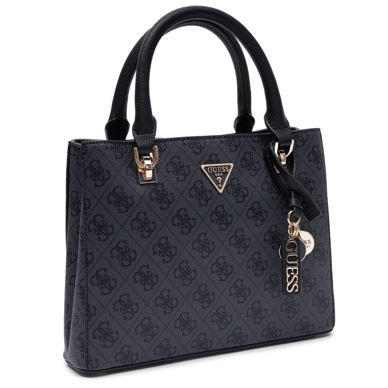 Guess Torebka Damska Pikowana Z Monogramem Elegancka Kuferek HWBG9672050-COAL