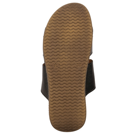 Maciejka Black Women's Slides