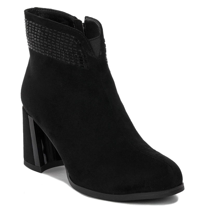 S.Barski Women's black ankle boots