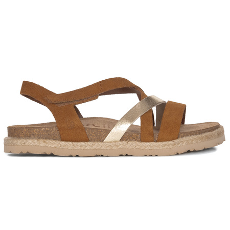 Yokono Women's Brown Leather Sandals