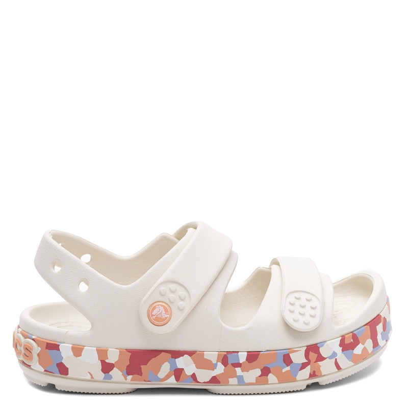 Crocs Classic Cross Strap Sandal Sandały Dziewczęce Beżowe 212527-2MK