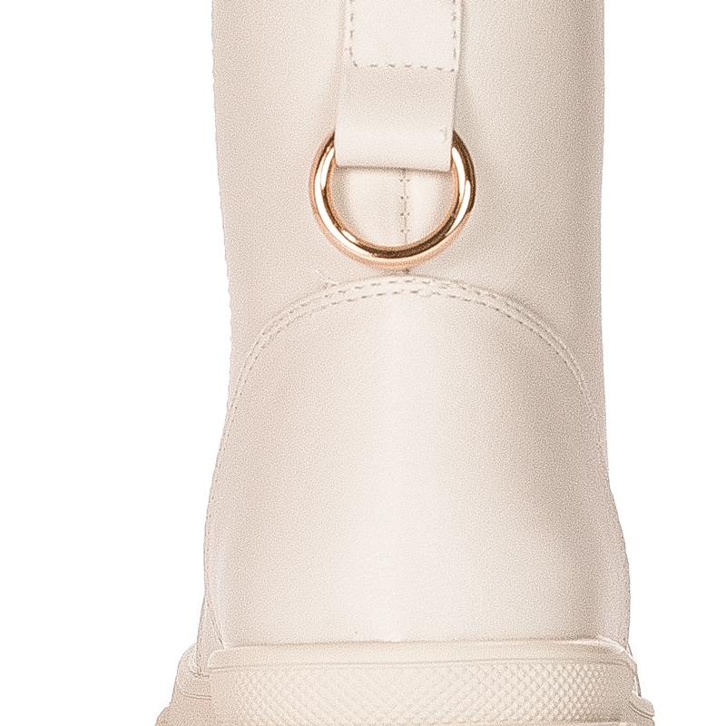Boots Sergio insulated on the platform Beige