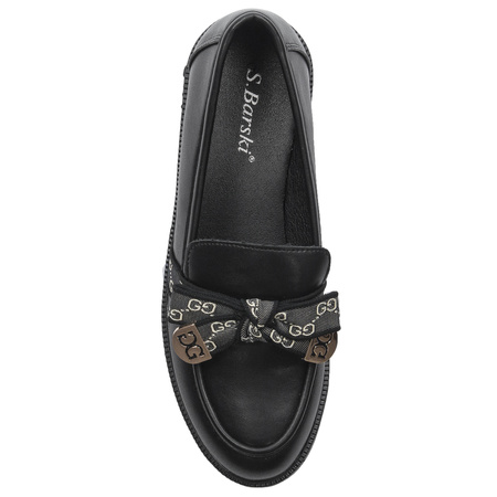 S.Barski Women's moccasins black