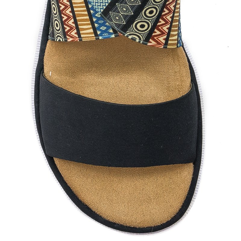Rieker V44G8-14 Pazifik/Multiprint Navy Sandals