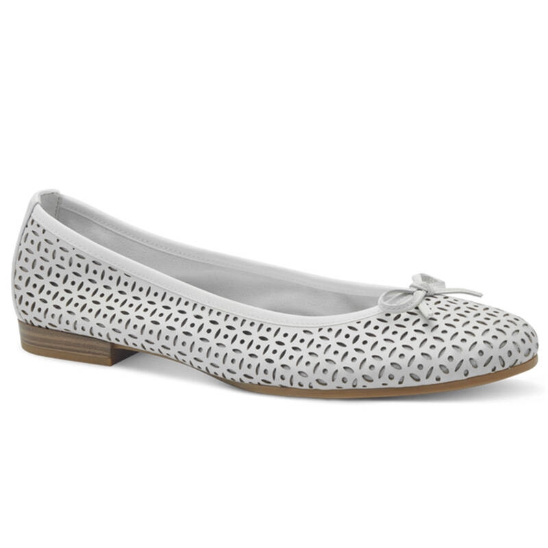 Tamaris White Struckt Ballerina
