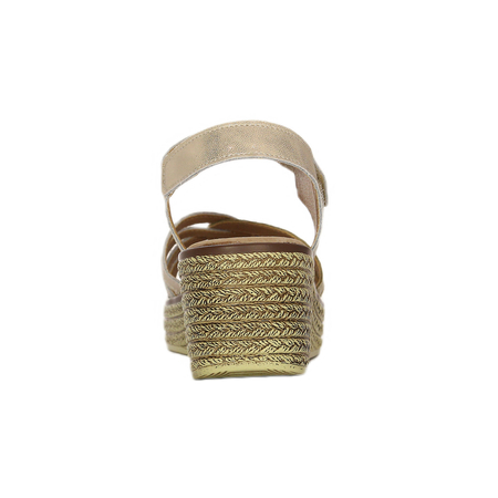 T.Sokolski Women's Leather Sandals Gold